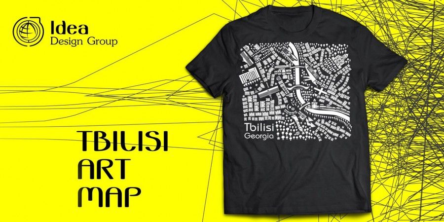 T-SHIRT WITH TBILISI ILLUSTRATION